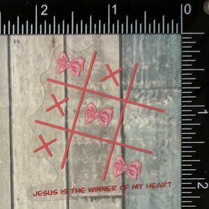 🌀10/$10🌀 Child Of God Jesus Love You Translucent Reusable Waterproof Sticker D